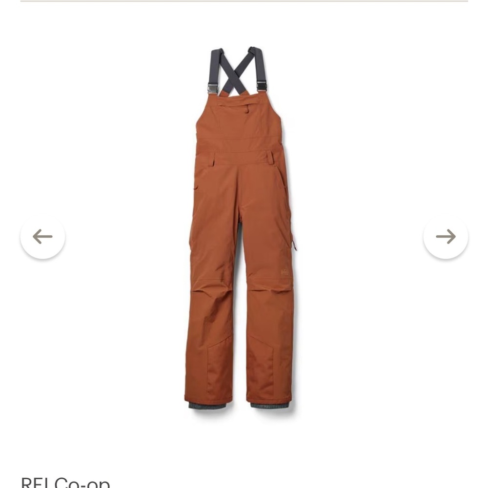 Women's REI Powderbound gortex bibs small